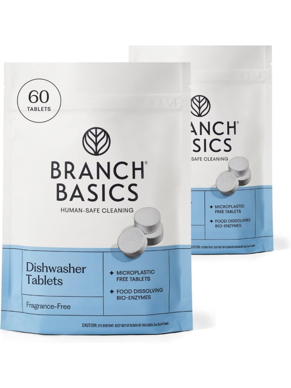 Eco-Friendly Dishwasher Tablets - 120 Count | Plastic-Free, Non-Toxic Cleaning